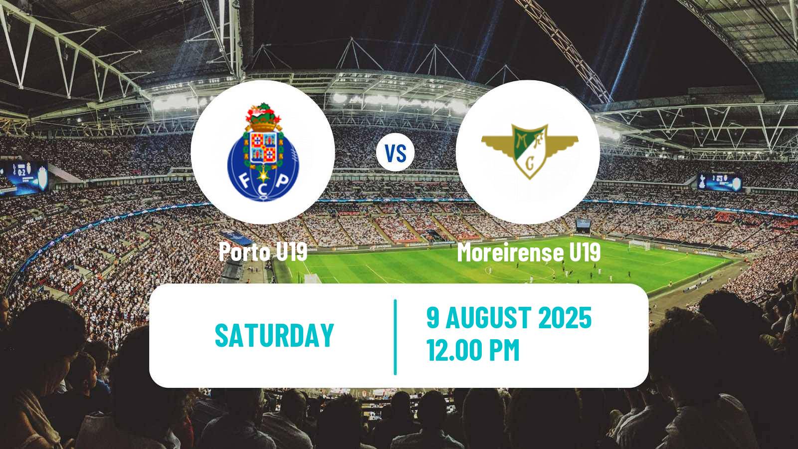 Soccer Portuguese Campeonato Nacional U19 Porto U19 - Moreirense U19