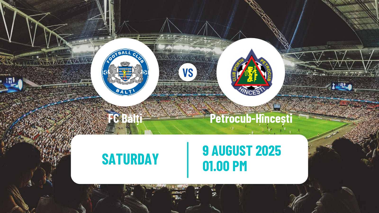 Soccer Moldovan Super Liga Bălți - Petrocub-Hîncești