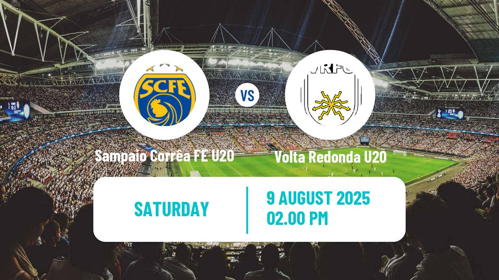 Soccer Brazilian Carioca U20 Sampaio Corrêa FE U20 - Volta Redonda U20