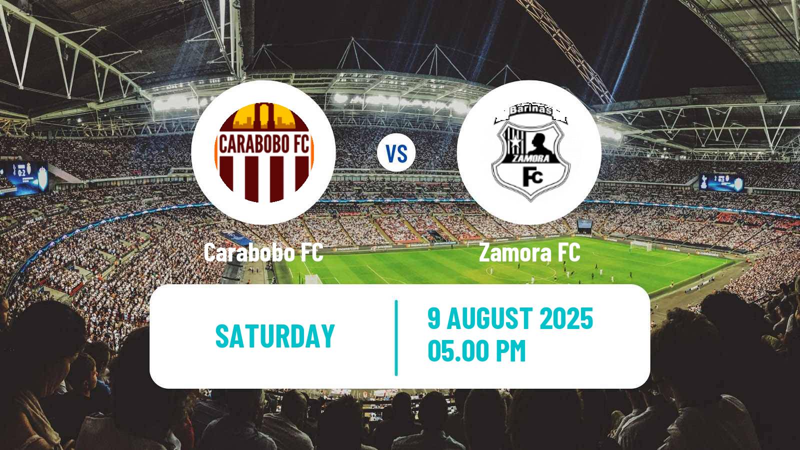 Soccer Venezuelan Primera Division Carabobo - Zamora