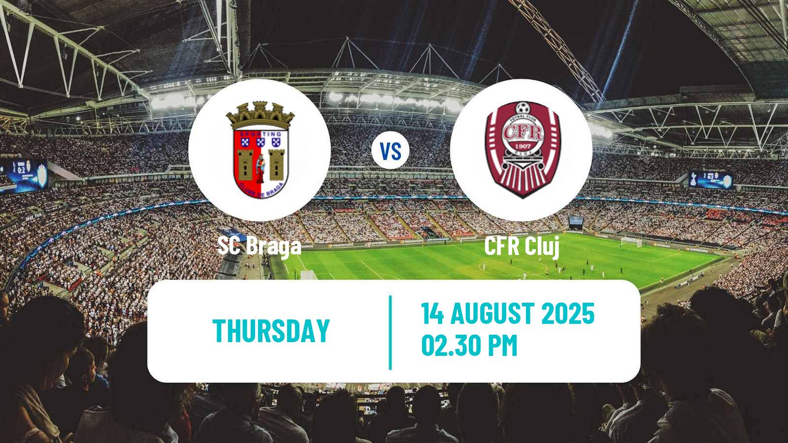 Soccer UEFA Europa League Braga - CFR Cluj