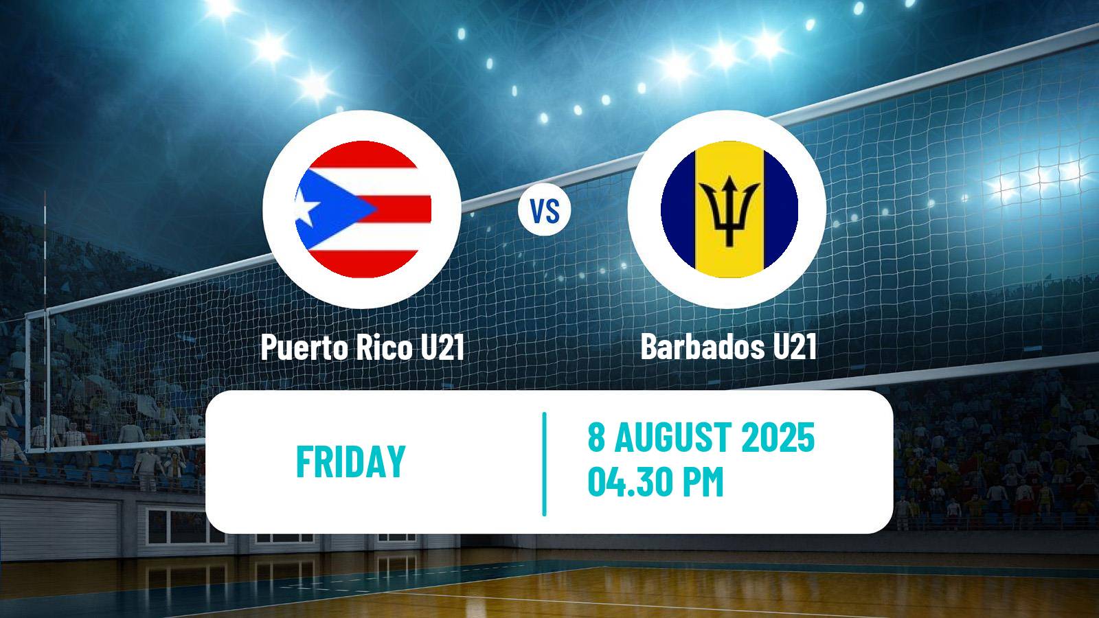 Volleyball Pan-American Cup U21 Volleyball Puerto Rico U21 - Barbados U21