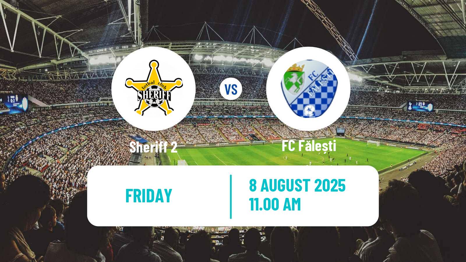Soccer Moldovan Liga 1 Sheriff 2 - Fălești