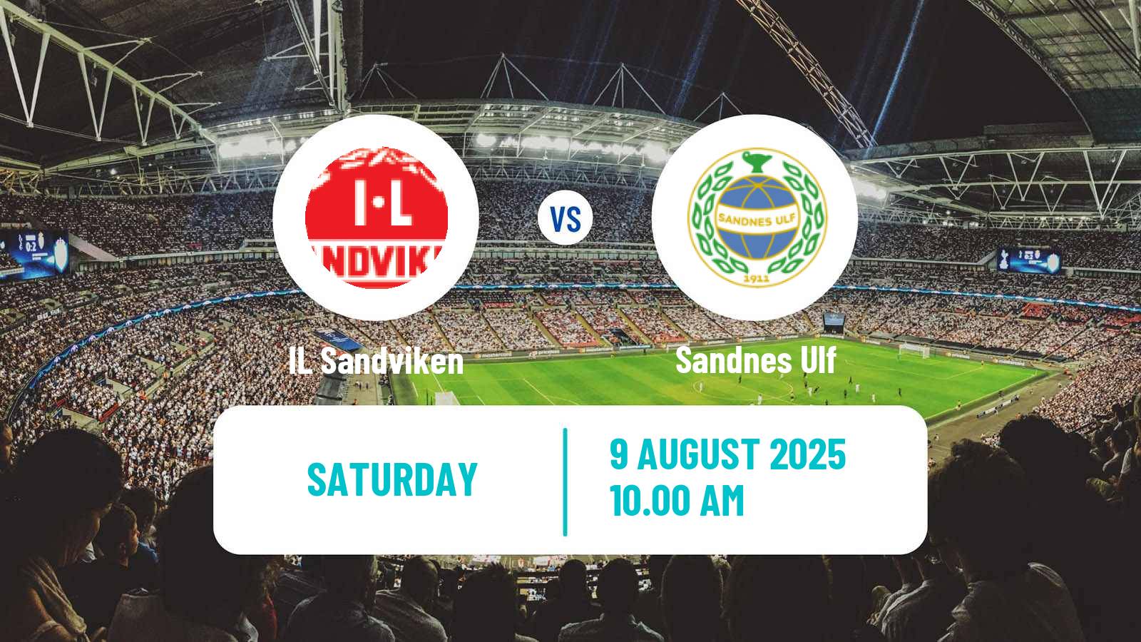 Soccer Norwegian Division 2 - Group 1 Sandviken - Sandnes Ulf