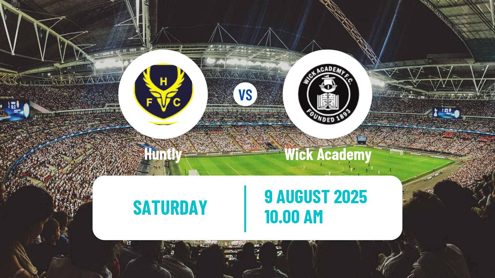 Soccer Scottish Highland League Huntly - Wick Academy