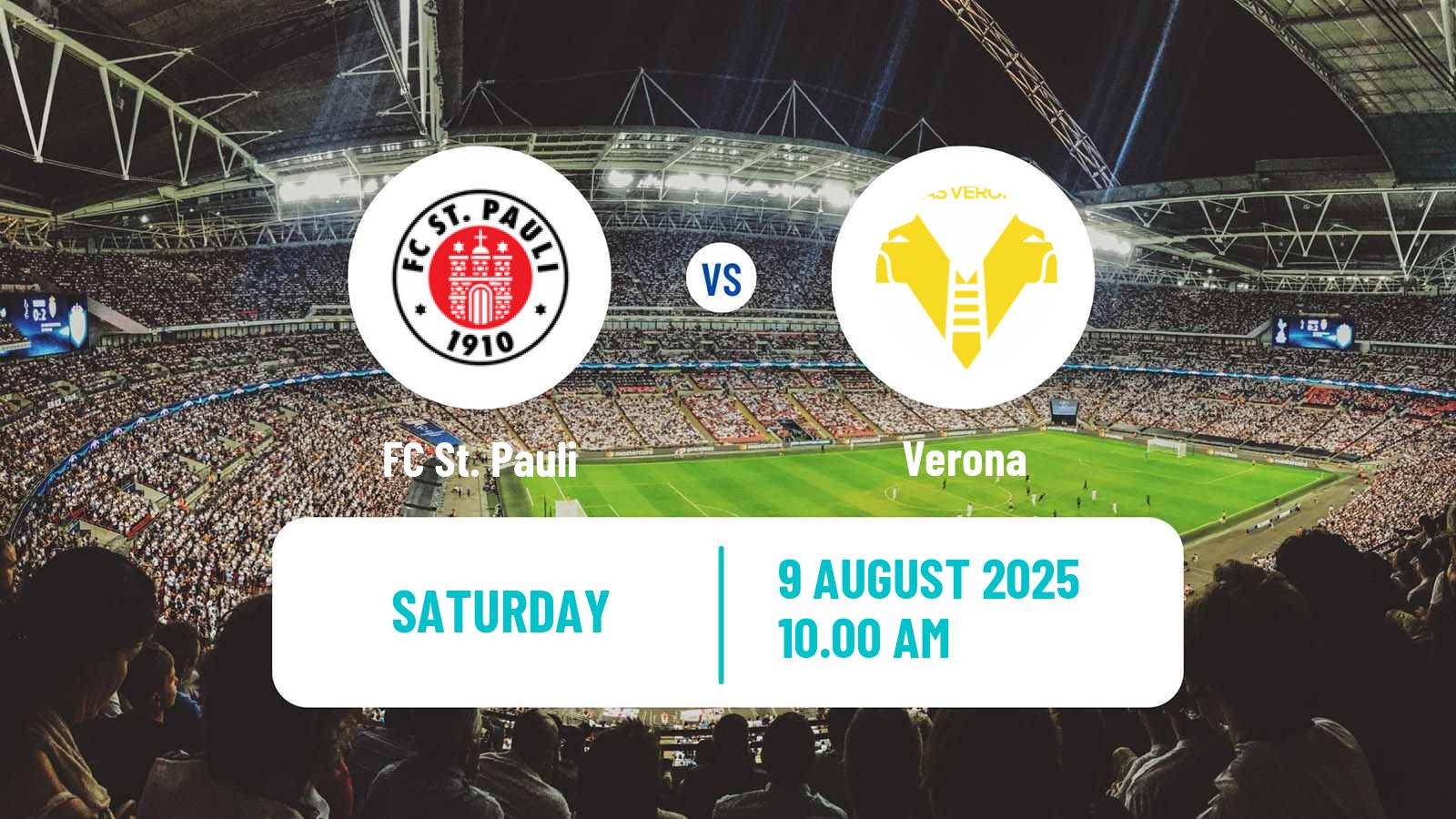 Soccer Club Friendly St. Pauli - Verona