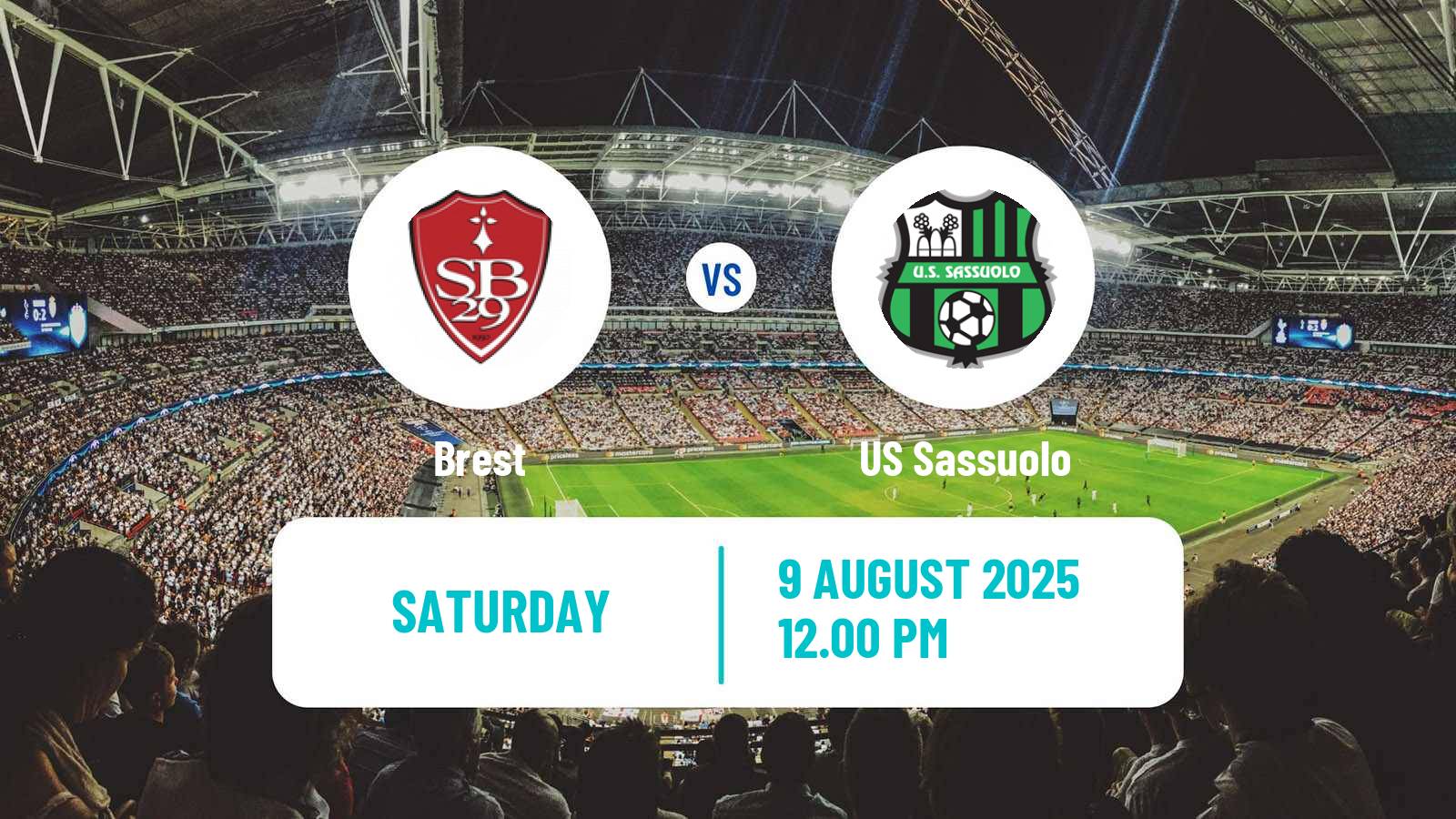 Soccer Club Friendly Brest - Sassuolo