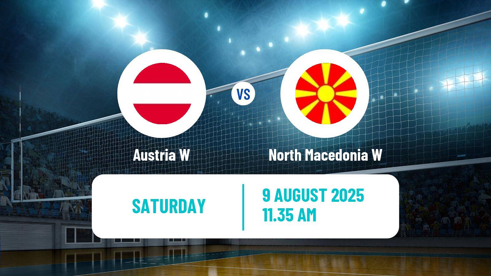 Volleyball European Championships Volleyball Women Austria W - North Macedonia W