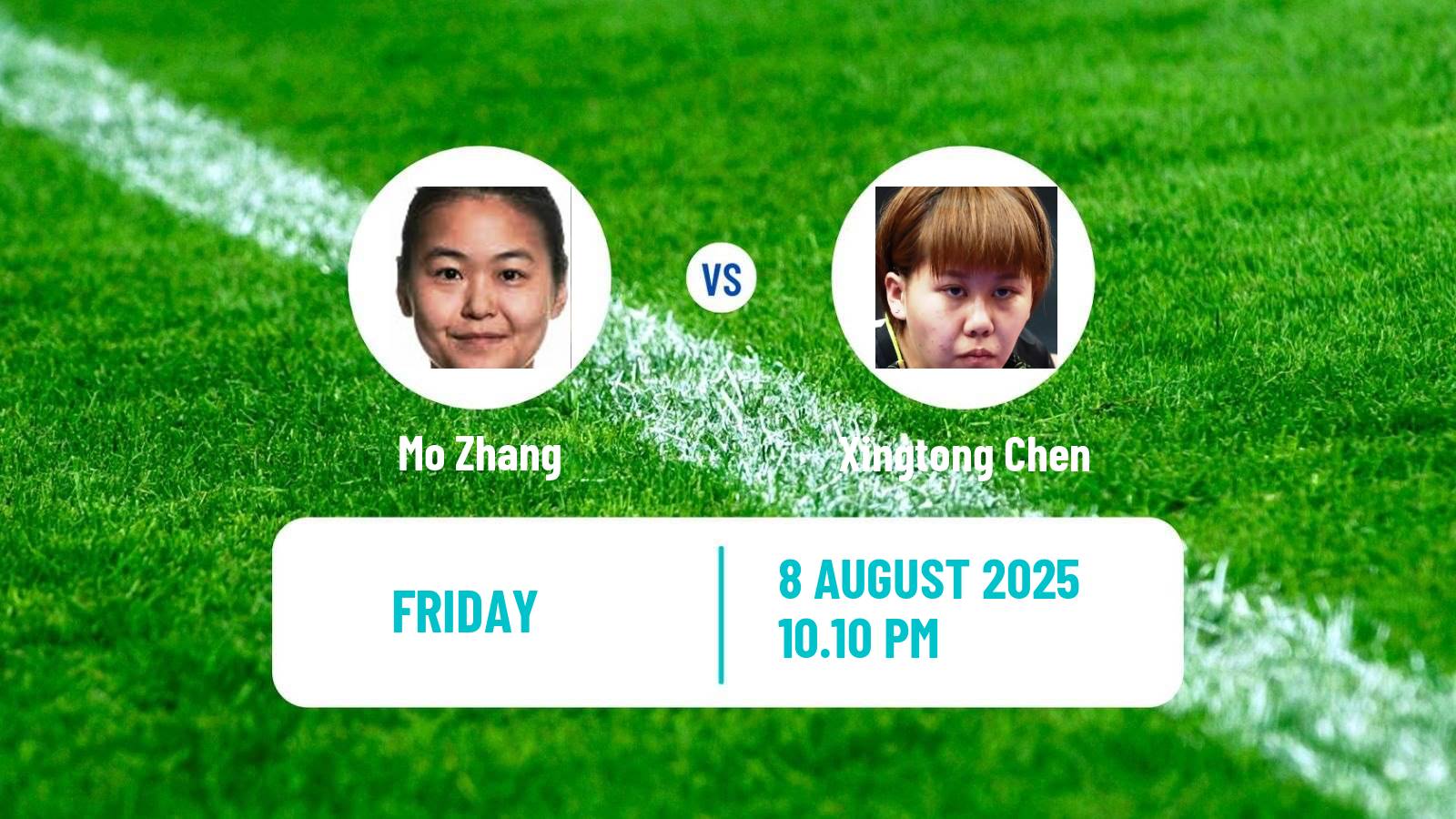 Table tennis Wtt Champions Yokohama Women Mo Zhang - Xingtong Chen