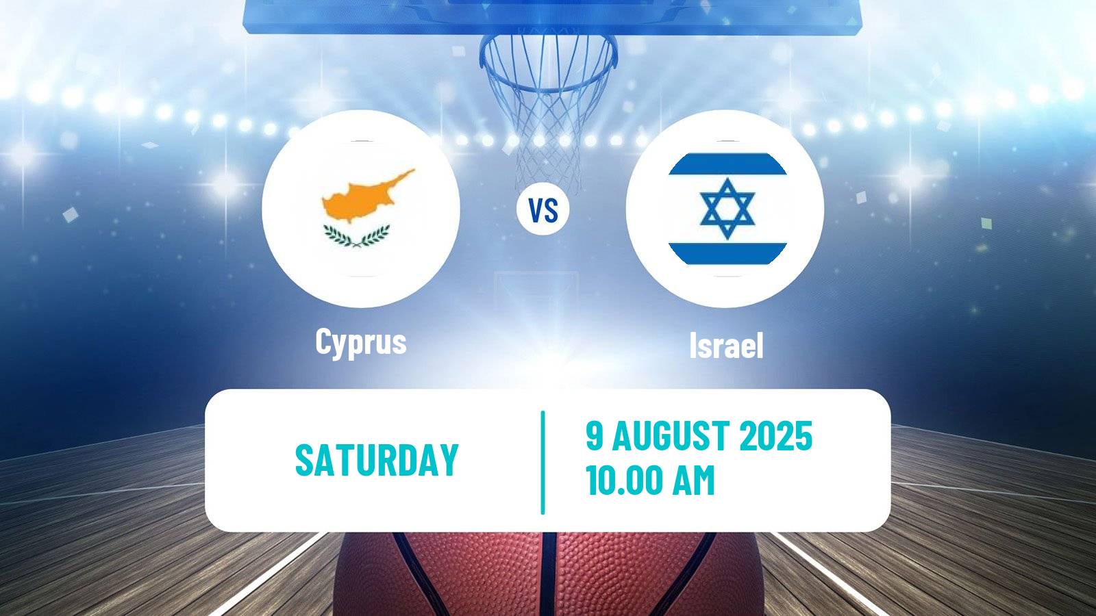 Basketball Friendly International Basketball Cyprus - Israel