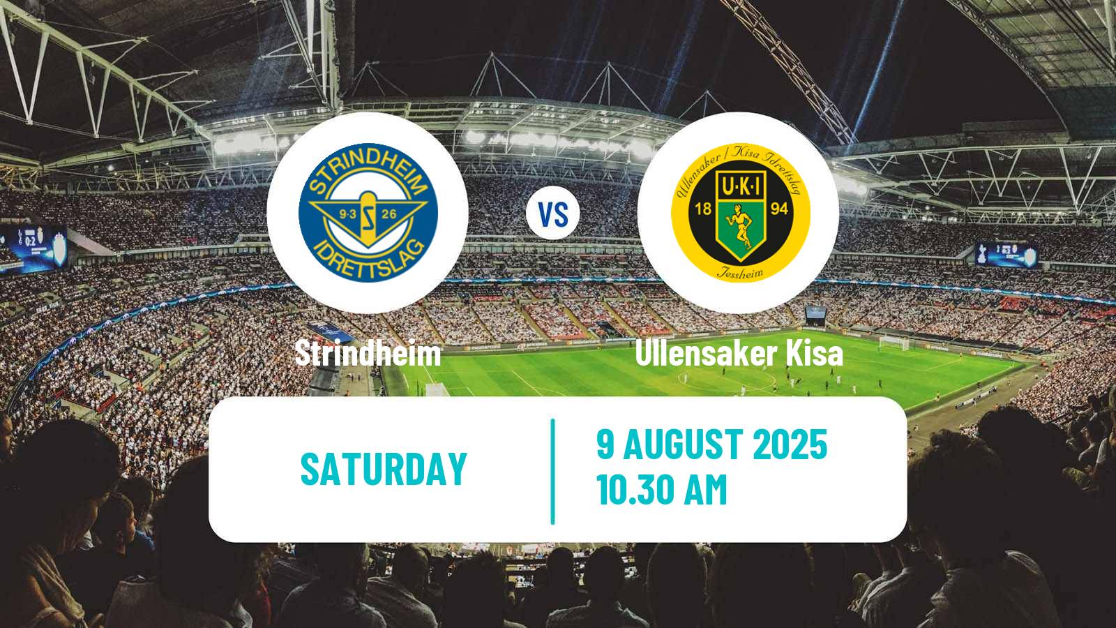 Soccer Norwegian Division 2 - Group 2 Strindheim - Ullensaker Kisa