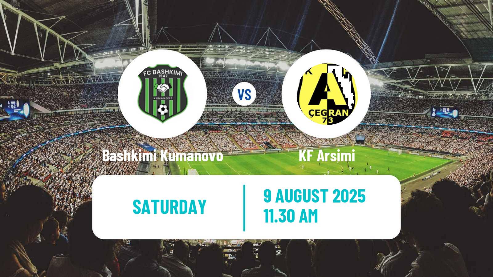 Soccer North Macedonian 1 MFL Bashkimi Kumanovo - Arsimi