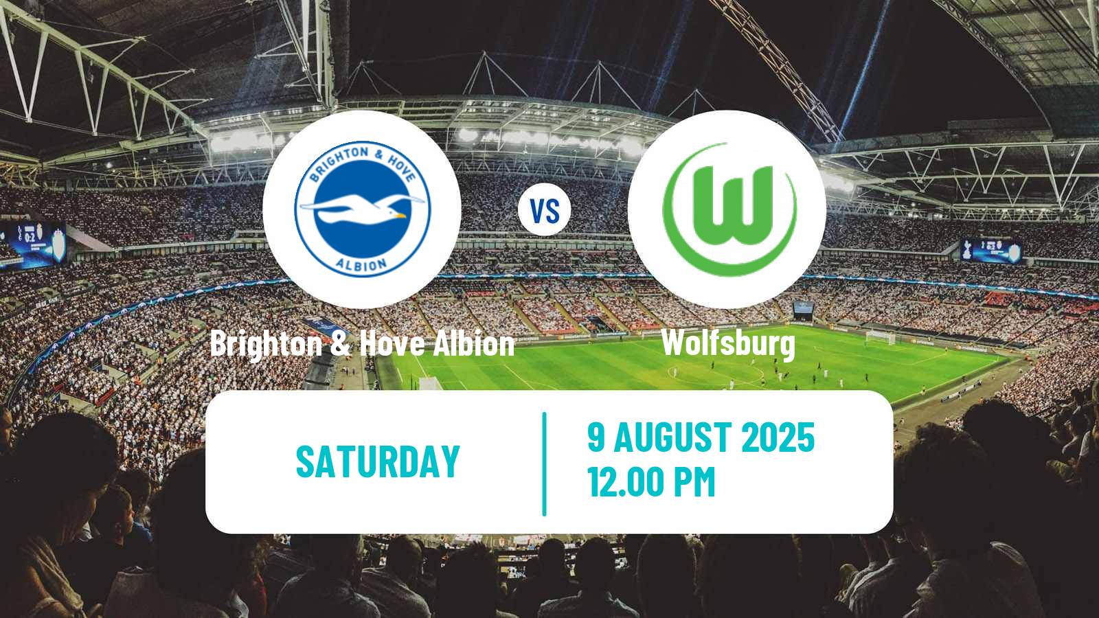 Soccer Club Friendly Brighton & Hove Albion - Wolfsburg