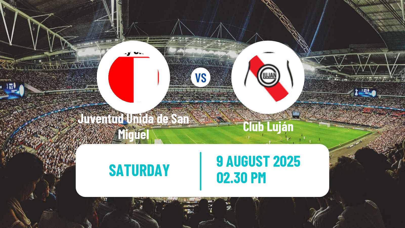 Soccer Argentinian Primera C Juventud Unida de San Miguel - Club Luján