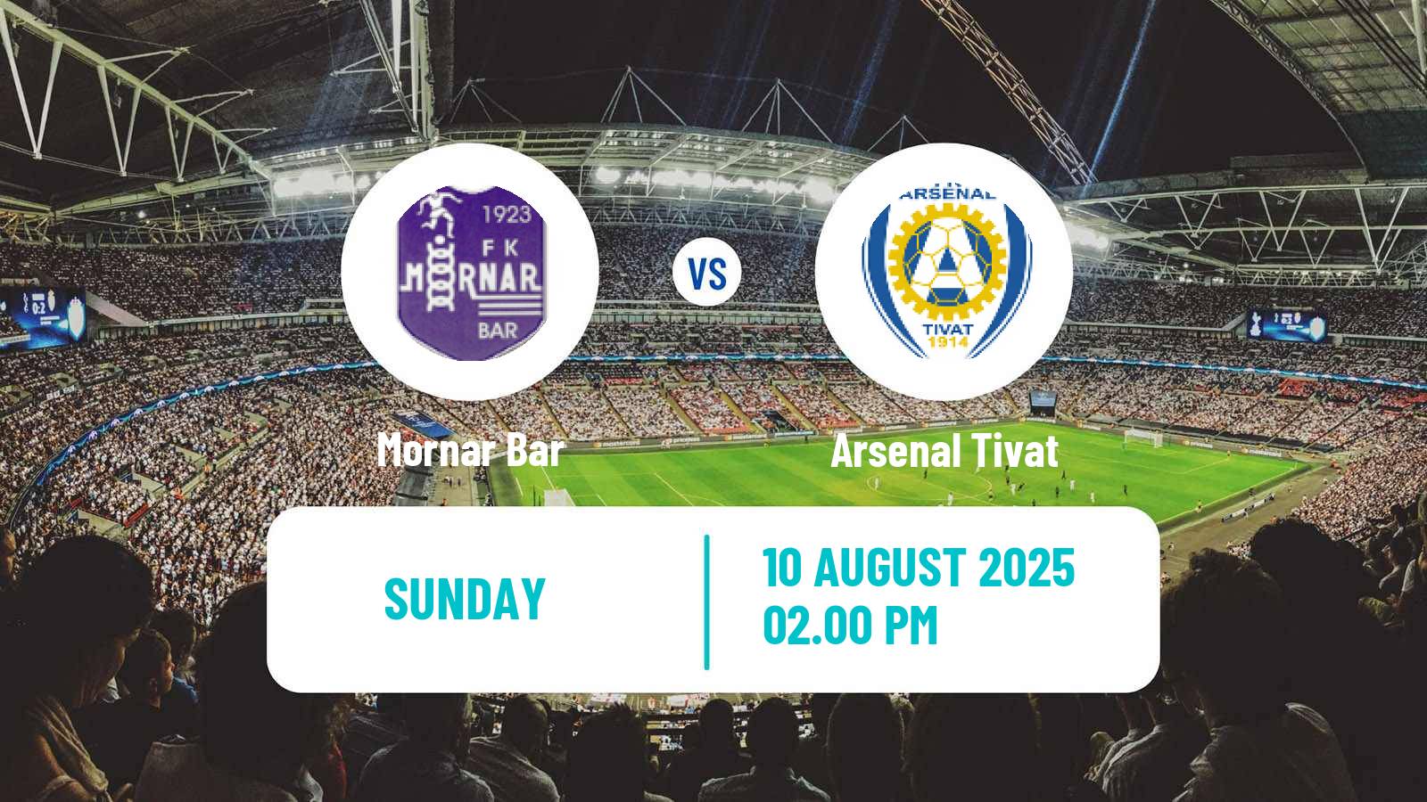 Soccer Montenegrin First League Mornar Bar - Arsenal Tivat