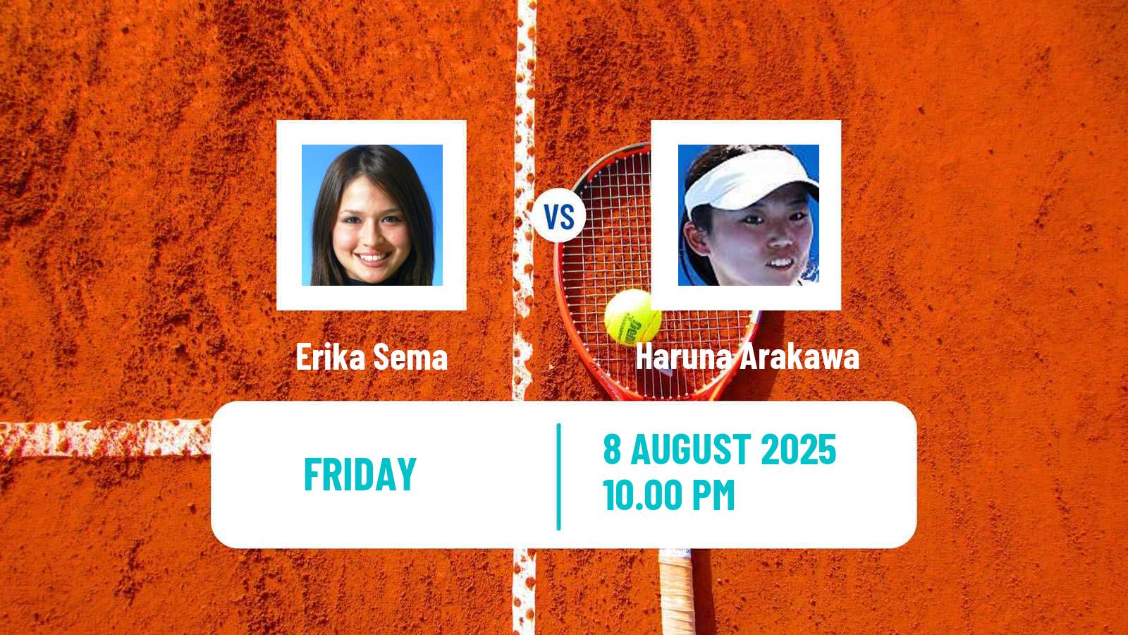 Tennis ITF W15 Singapore Women Erika Sema - Haruna Arakawa