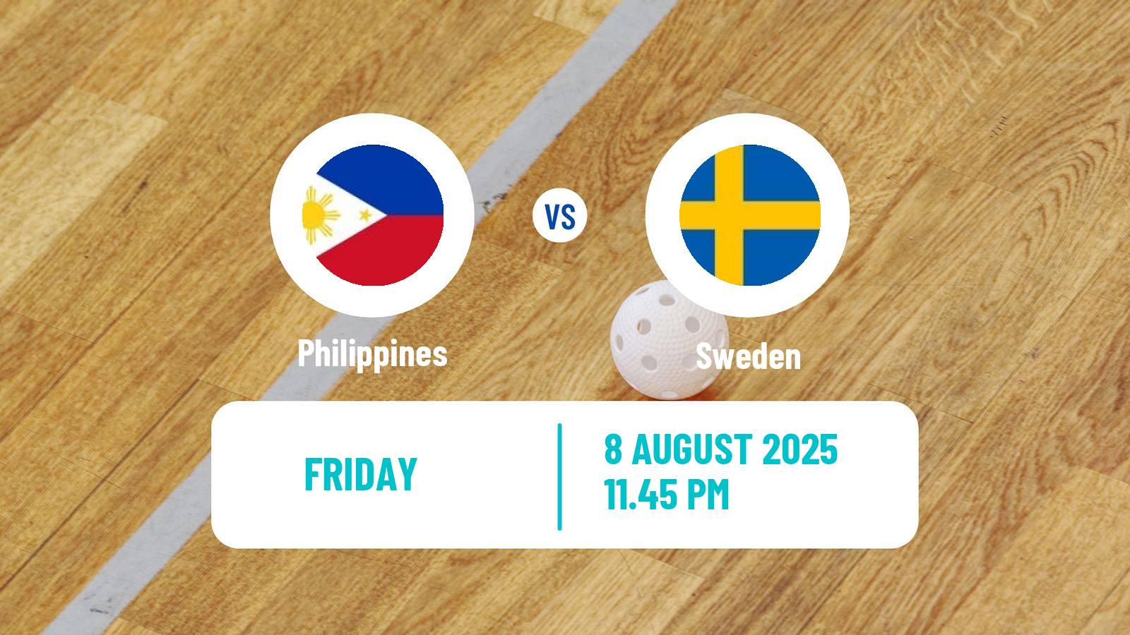 Floorball World Games Floorball Philippines - Sweden