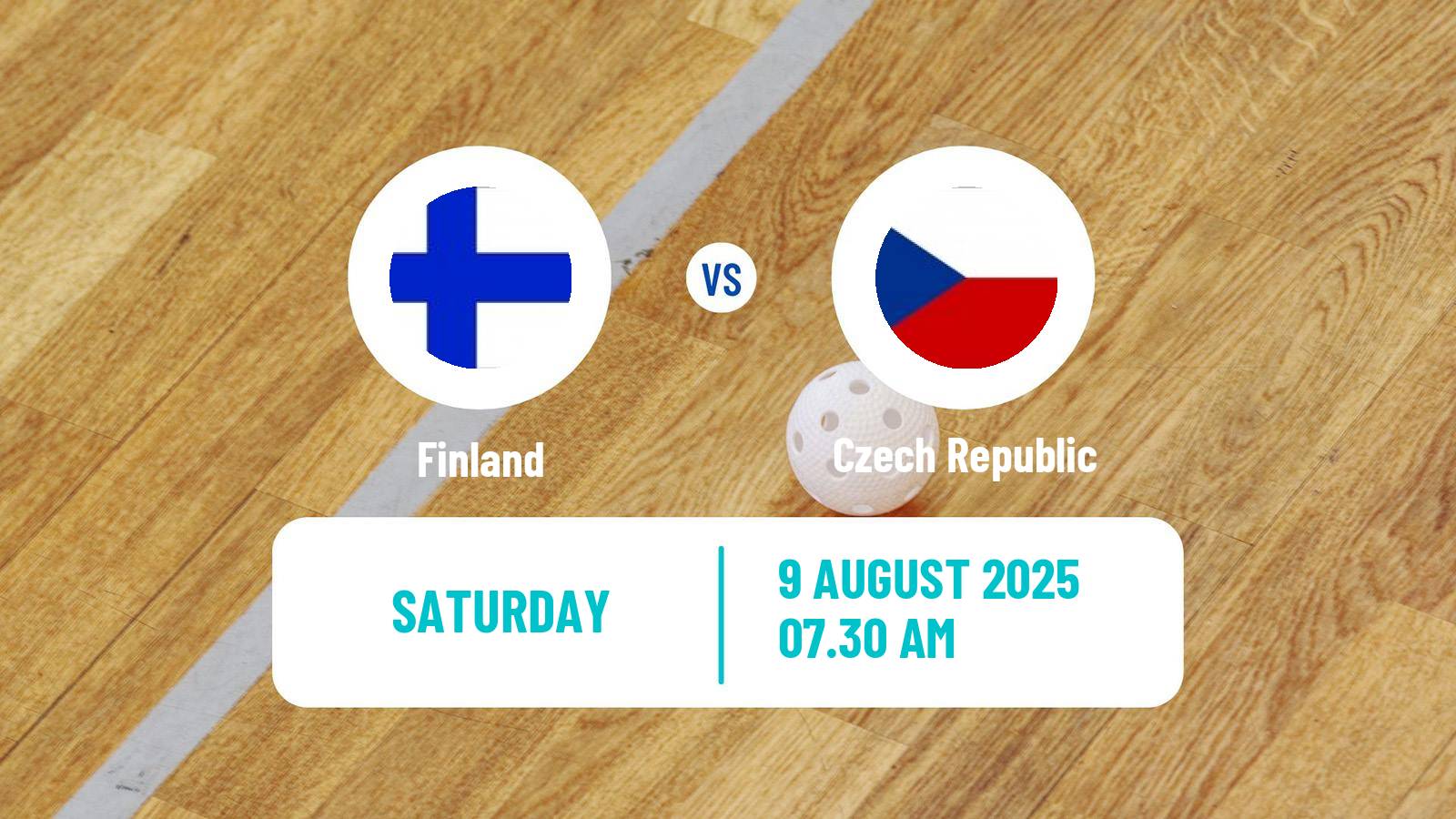 Floorball World Games Floorball Finland - Czech Republic