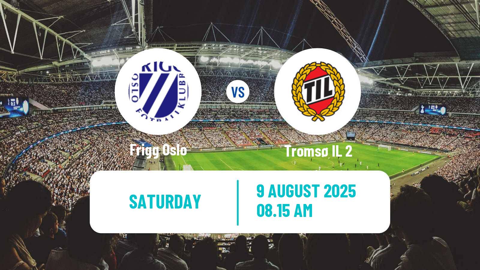 Soccer Norwegian Division 3 - Group 1 Frigg Oslo - Tromsø 2