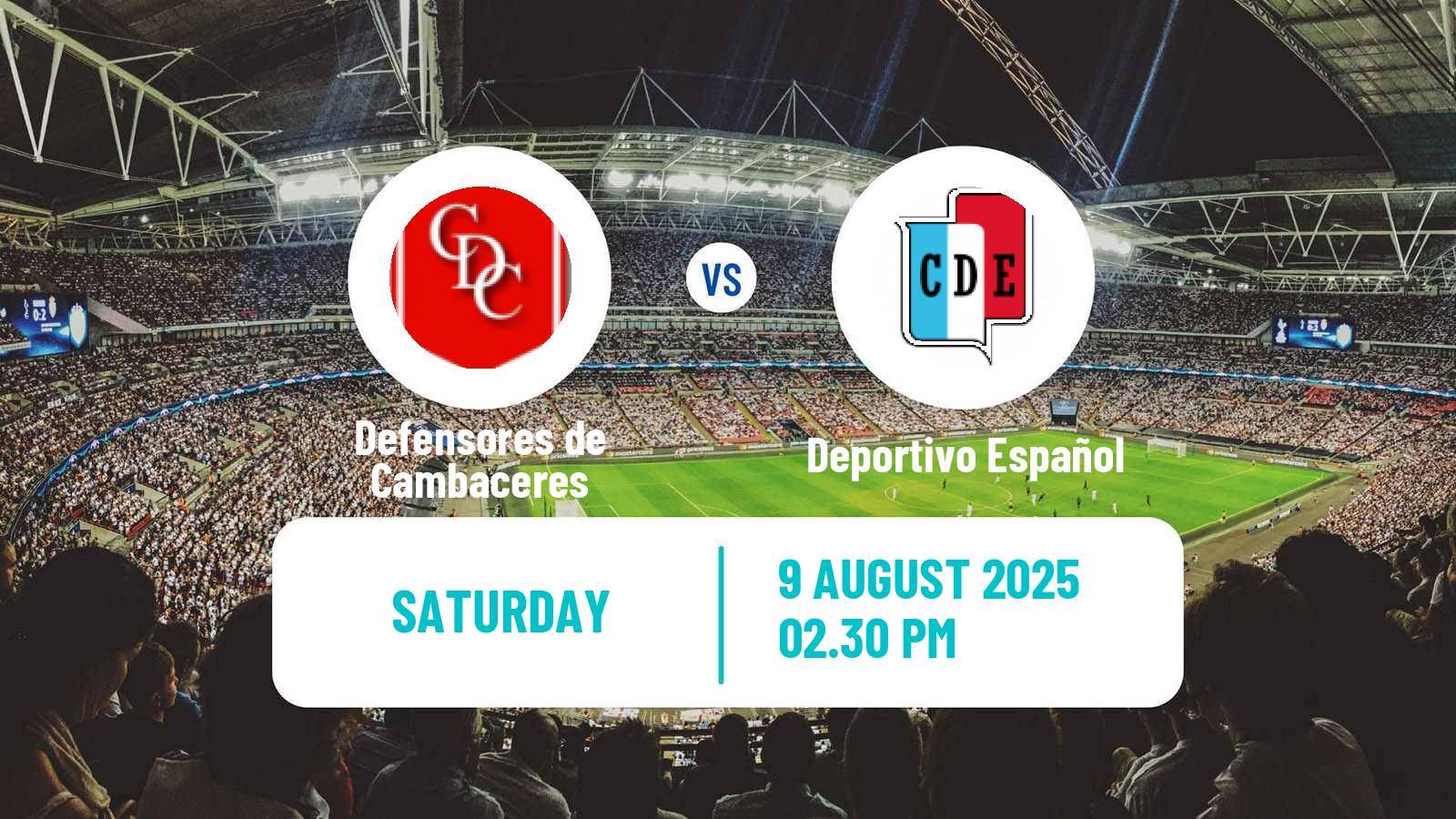 Soccer Argentinian Primera C Defensores de Cambaceres - Deportivo Español