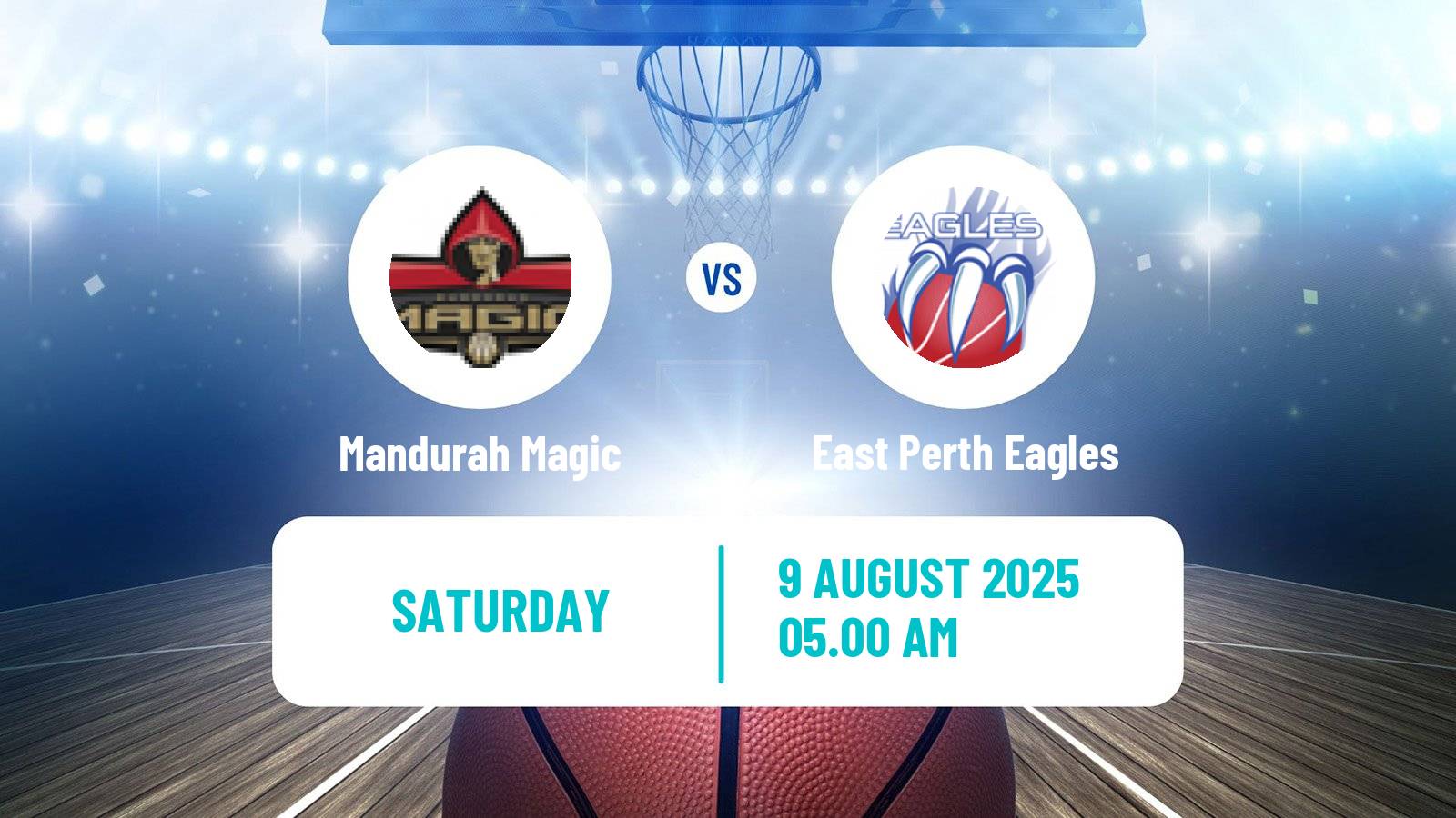 Basketball Australian NBL1 West Women Mandurah Magic - East Perth Eagles