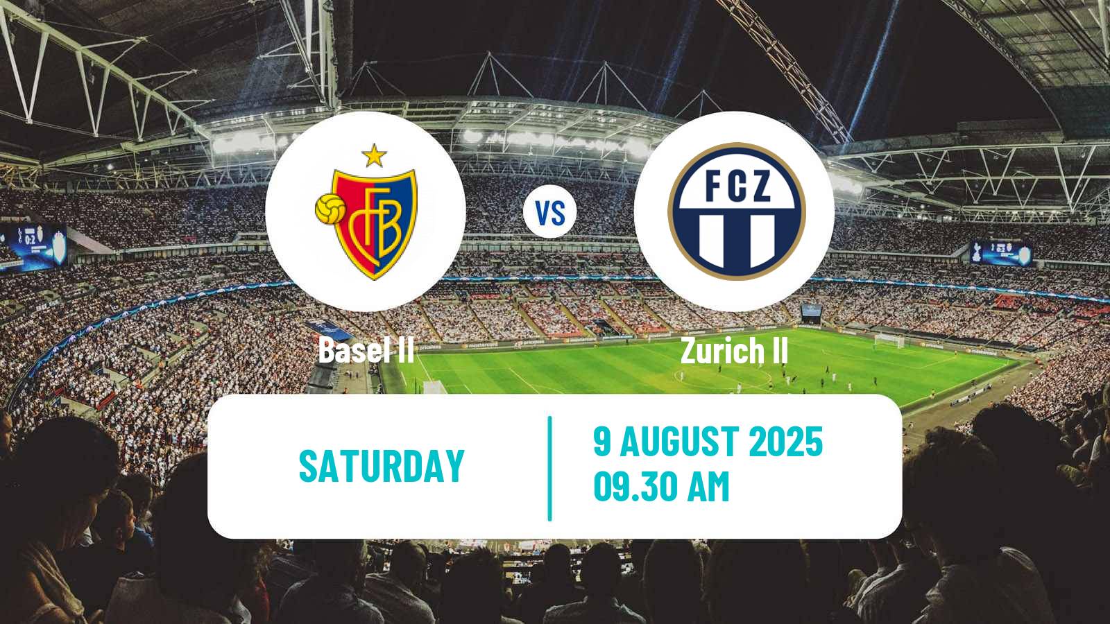 Soccer Swiss Promotion League Basel II - Zurich II