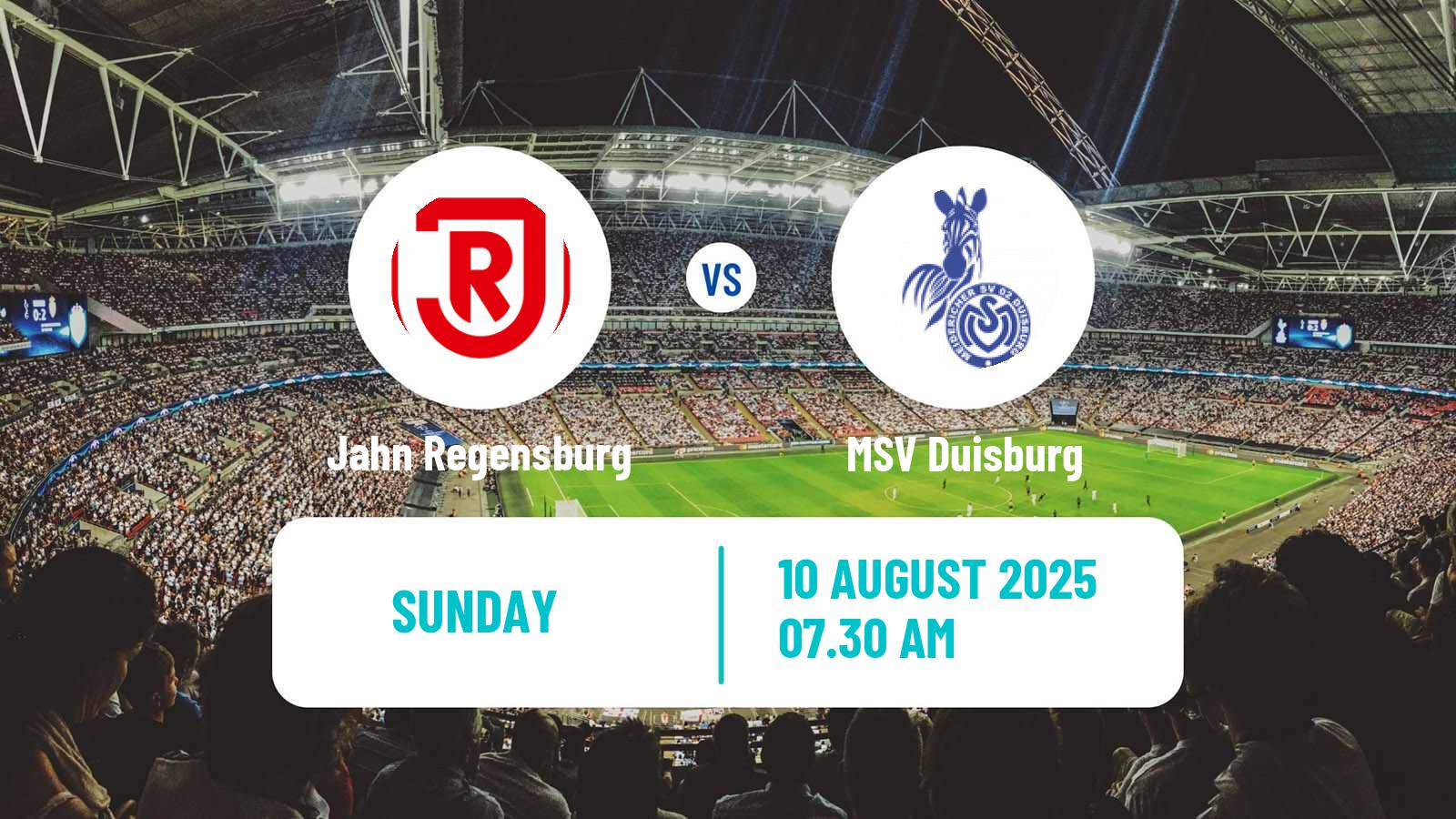 Soccer German 3 Bundesliga Jahn Regensburg - Duisburg