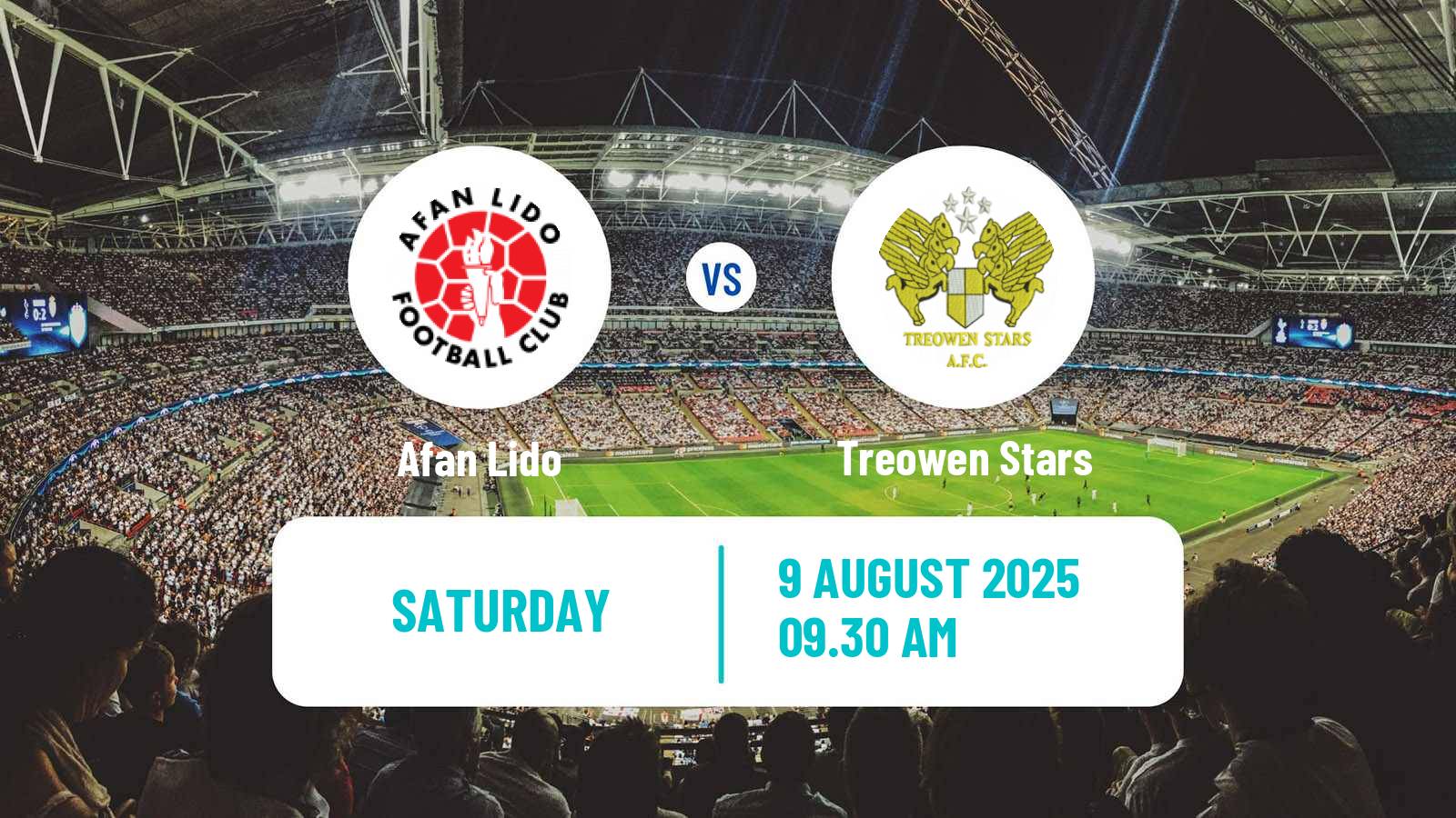 Soccer Welsh Cymru South Afan Lido - Treowen Stars