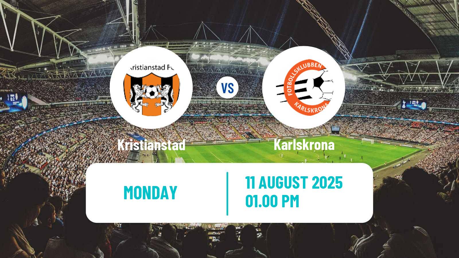 Soccer Swedish Division 2 - Södra Götaland Kristianstad - Karlskrona
