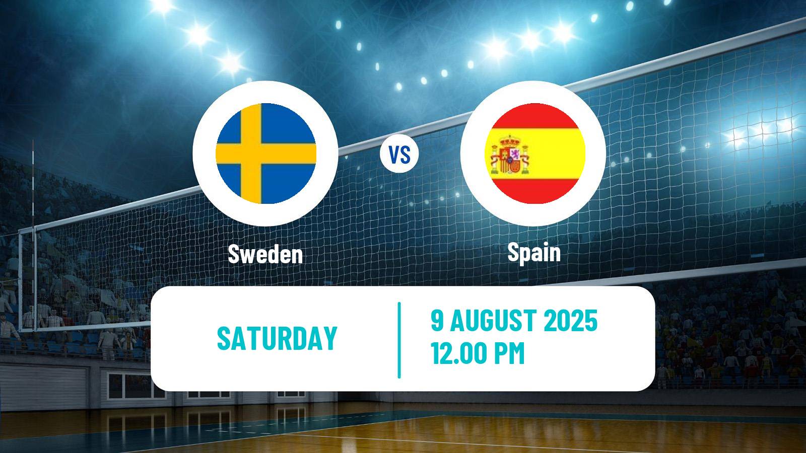 Volleyball European Championships Volleyball Sweden - Spain