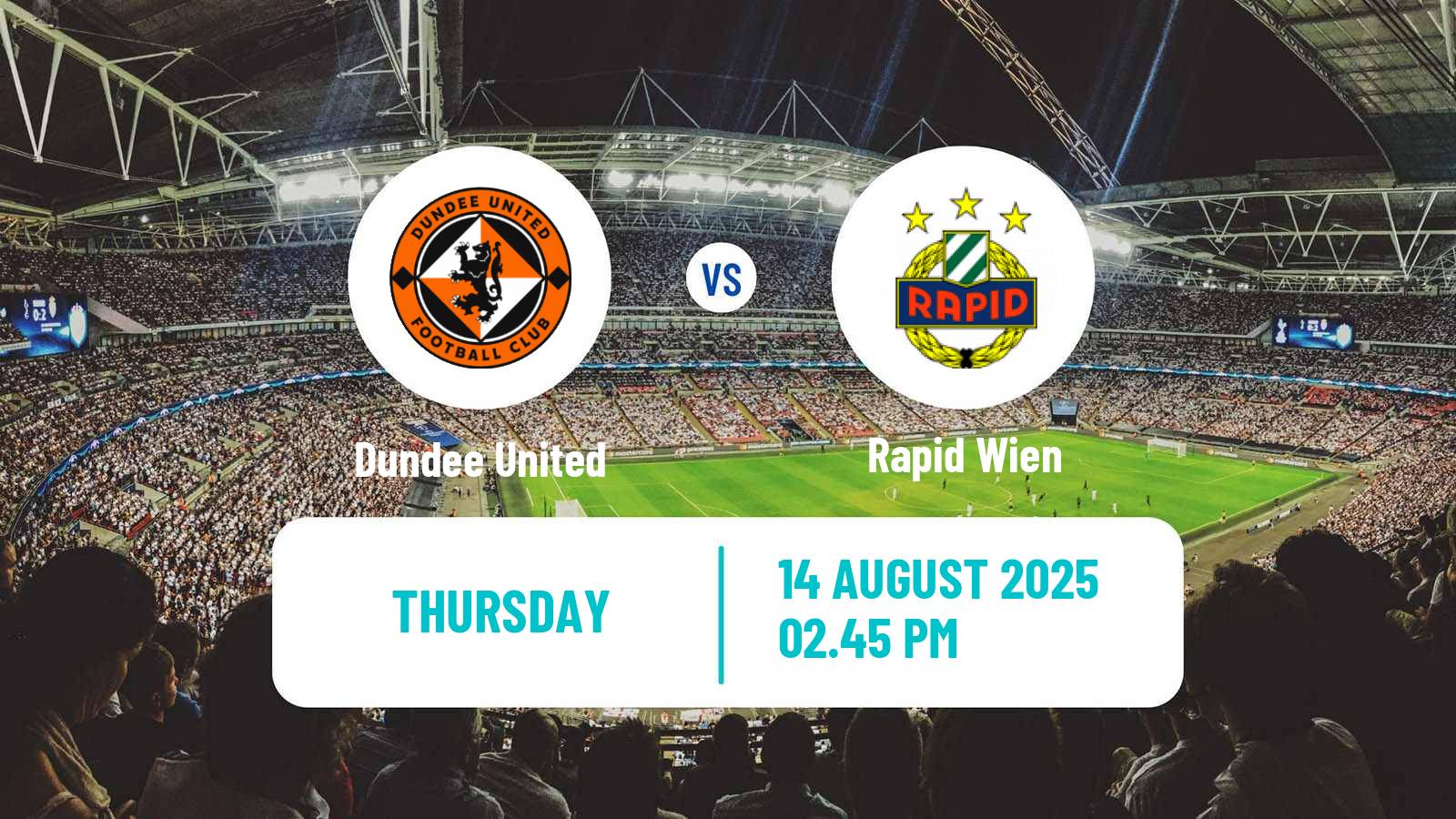Soccer UEFA Europa Conference League Dundee United - Rapid Wien