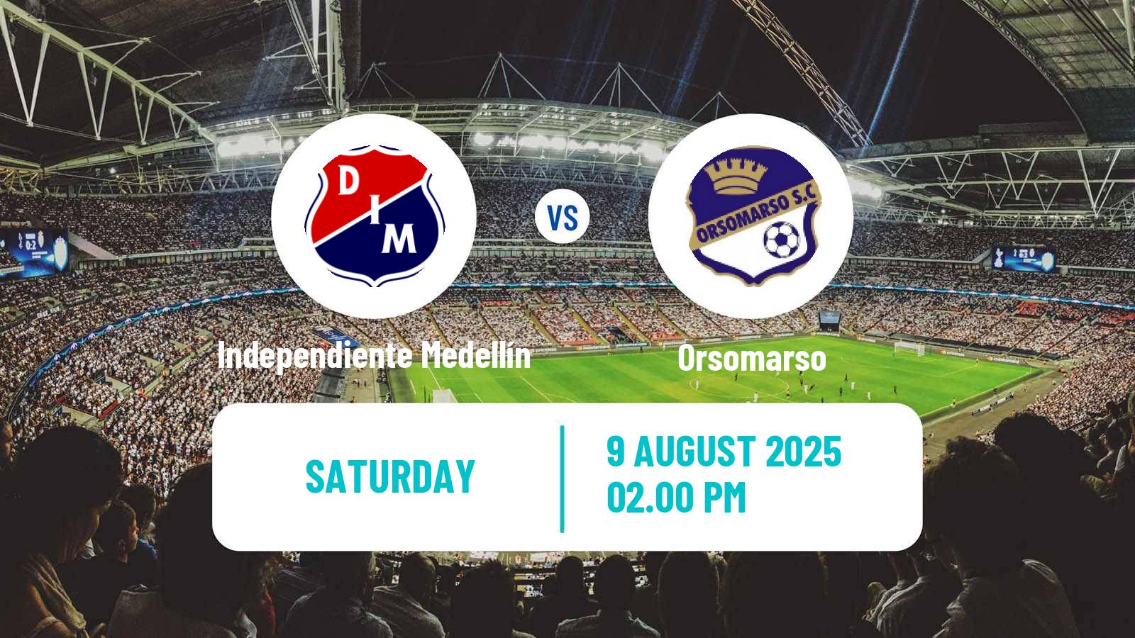 Soccer Colombian Liga Women Independiente Medellín - Orsomarso