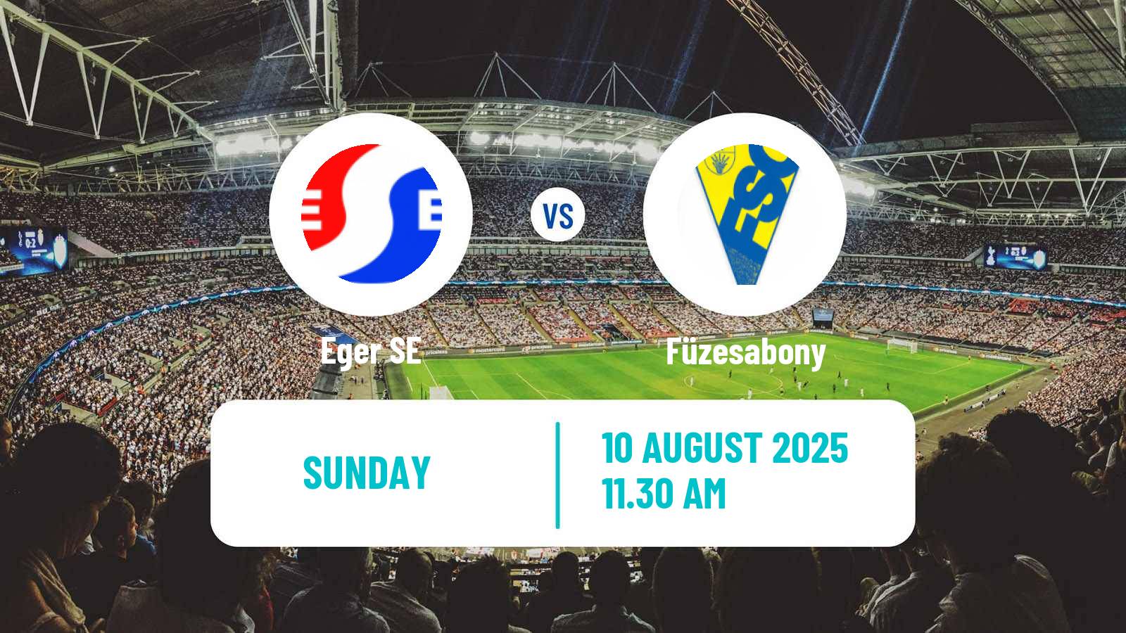 Soccer Hungarian NB III Northeast Eger - Füzesabony