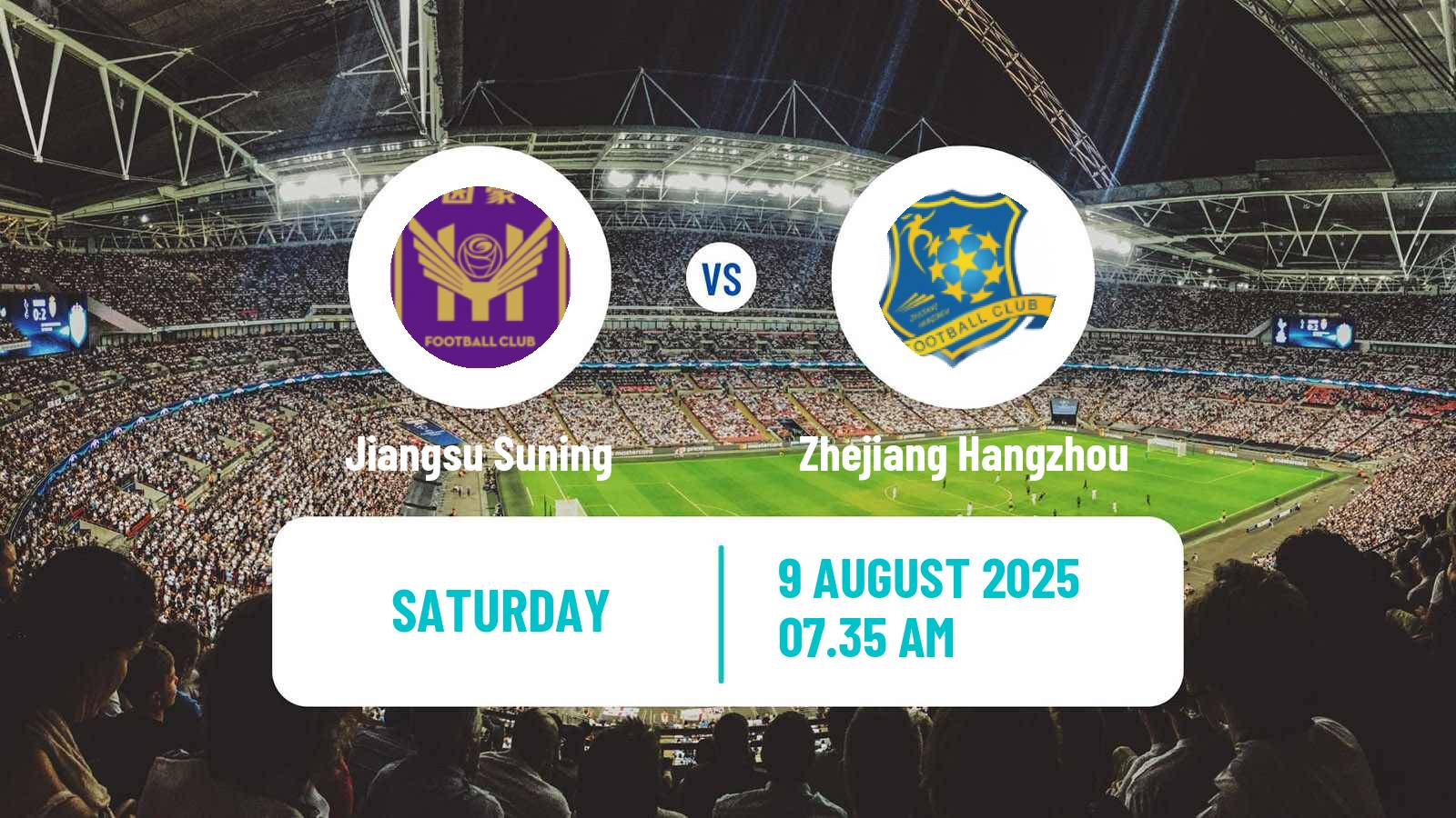 Soccer Chinese Super League Women Jiangsu Suning - Zhejiang Hangzhou