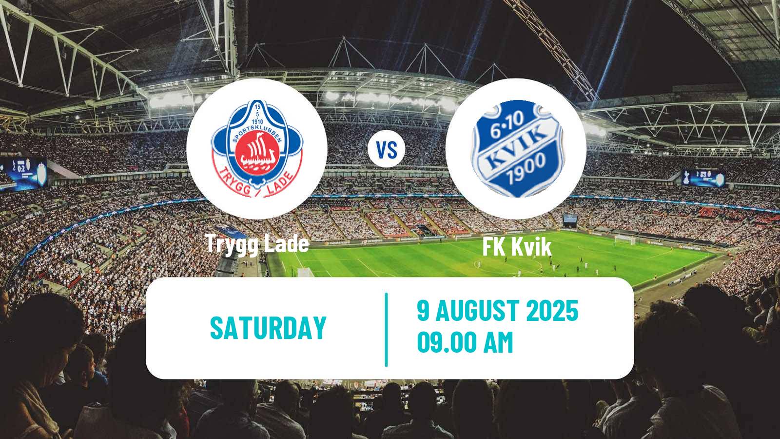 Soccer Norwegian Division 3 - Group 2 Trygg Lade - Kvik