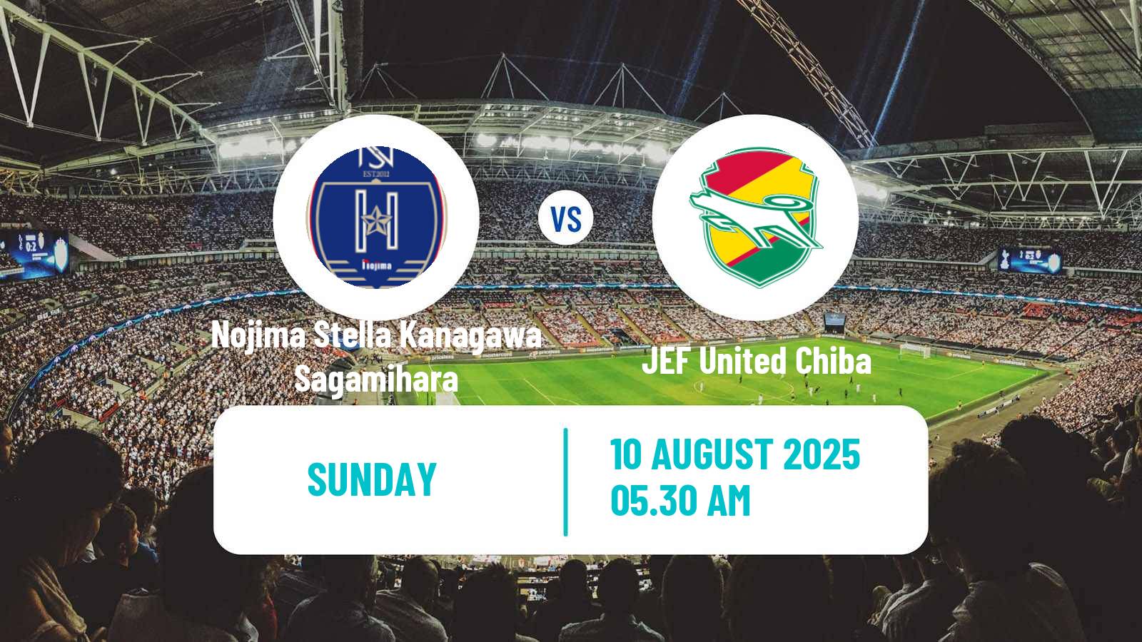 Soccer Japan WE League Women Nojima Stella Kanagawa Sagamihara - JEF United Chiba