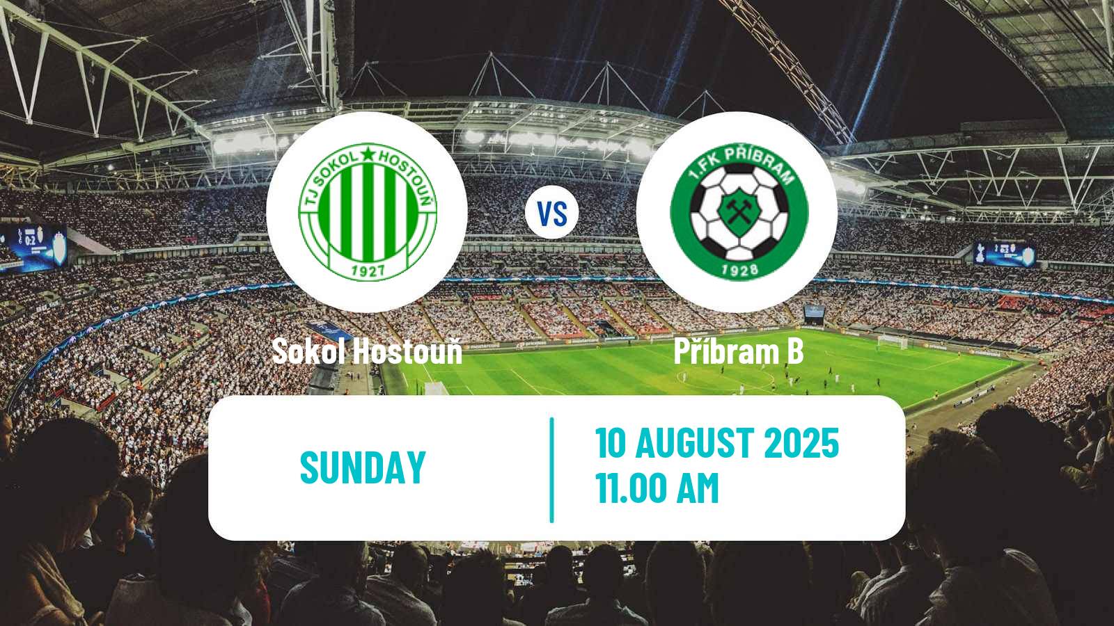 Soccer Czech CFL Group A Sokol Hostouň - Příbram B