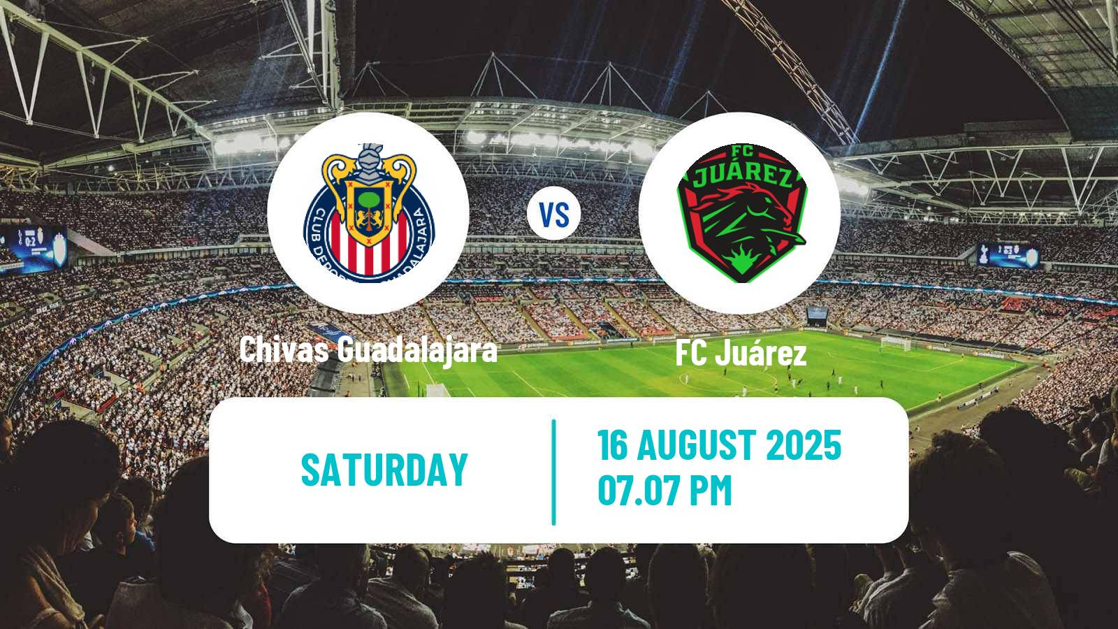 Soccer Mexican Liga MX Chivas Guadalajara - Juárez