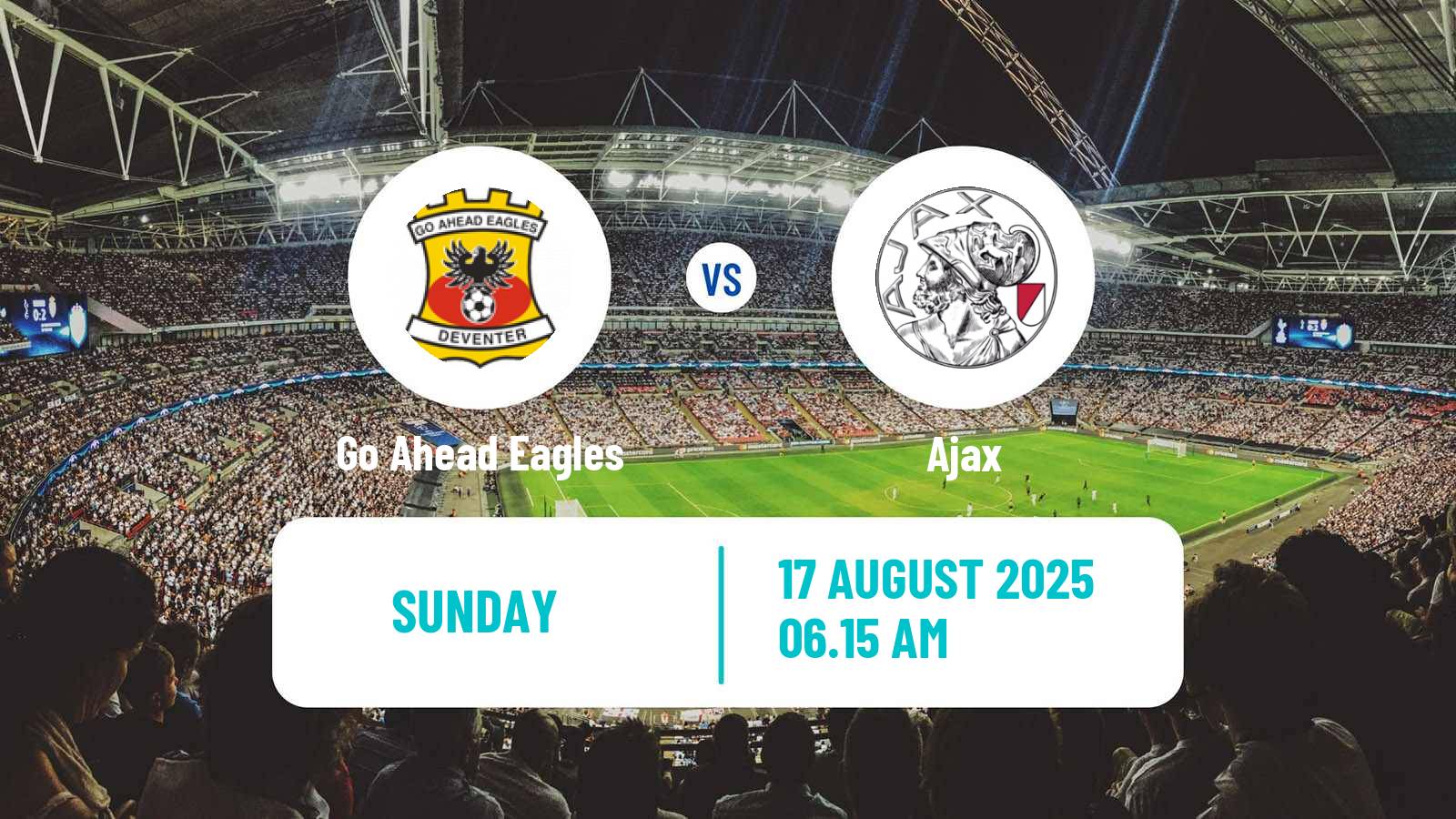 Soccer Dutch Eredivisie Go Ahead Eagles - Ajax