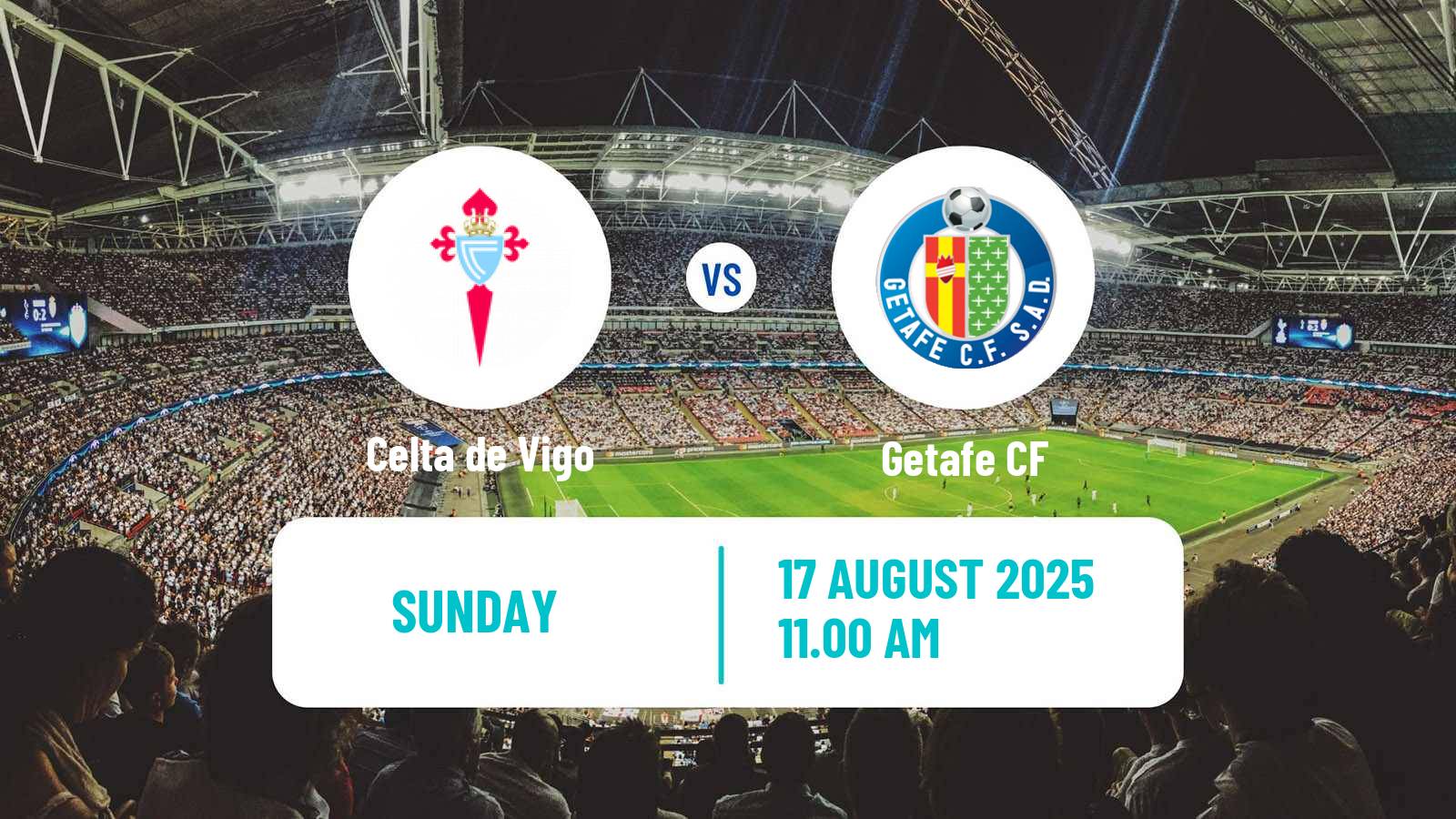 Soccer Spanish LaLiga Celta de Vigo - Getafe