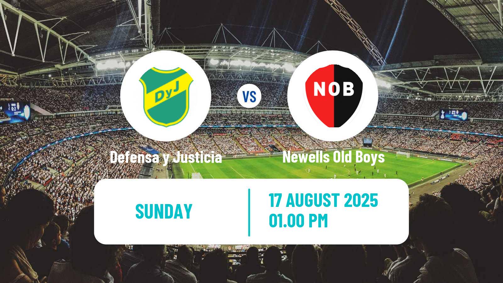 Soccer Argentinian Liga Profesional Defensa y Justicia - Newells Old Boys
