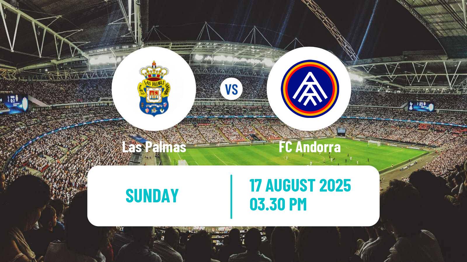Soccer Spanish LaLiga2 Las Palmas - FC Andorra