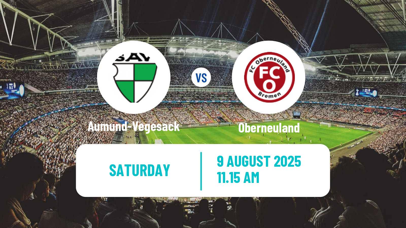 Soccer German Oberliga Bremen Aumund-Vegesack - Oberneuland