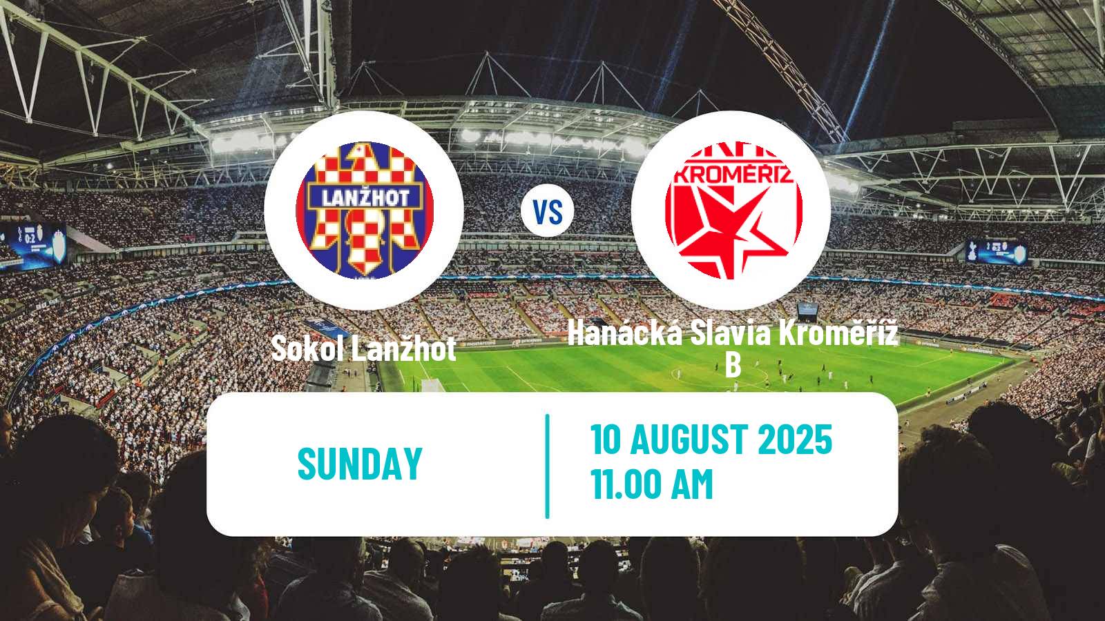Soccer Czech Division E Sokol Lanžhot - Hanácká Slavia Kroměříž B