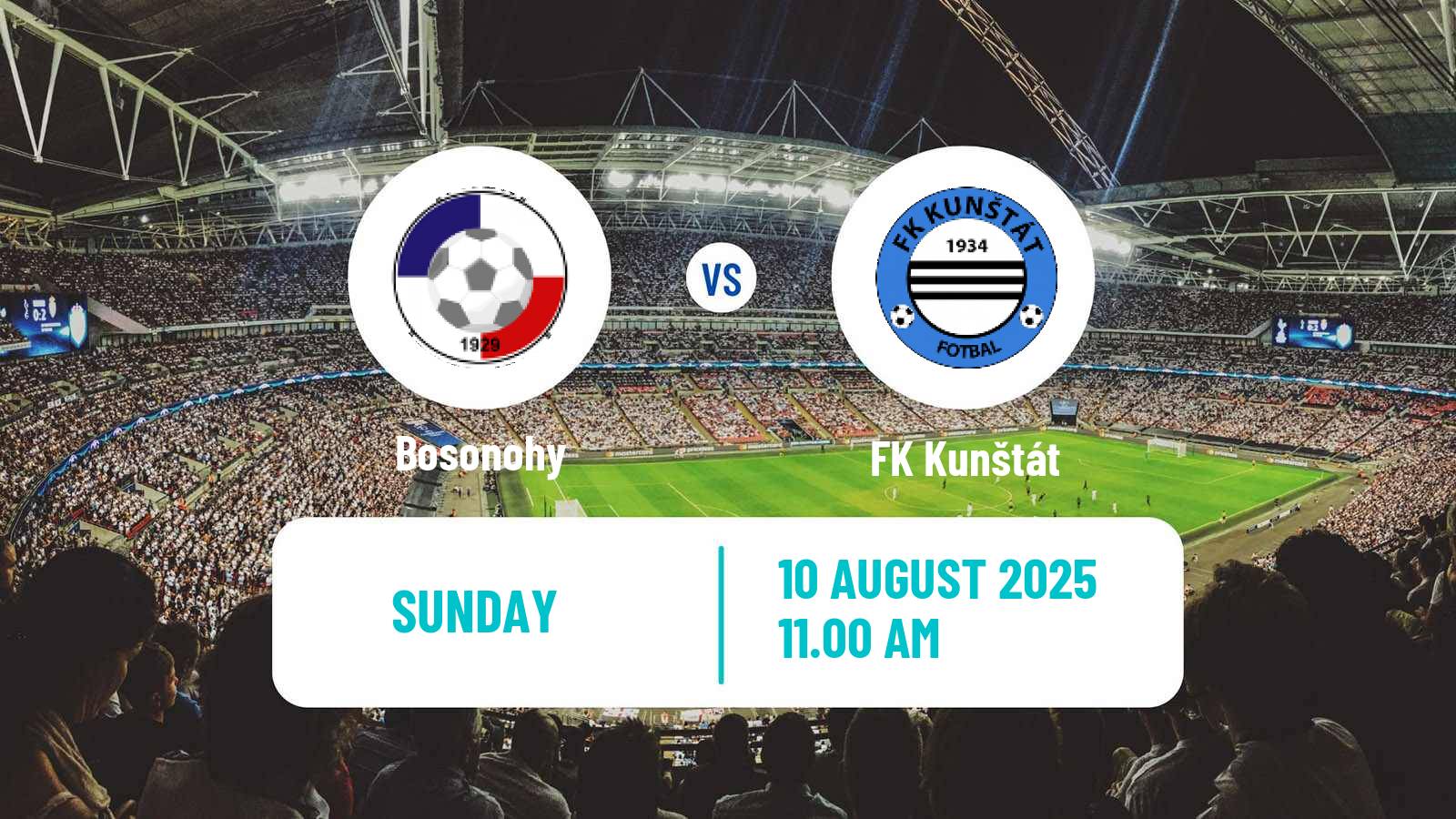 Soccer Czech Jihomoravsky KP Bosonohy - Kunštát