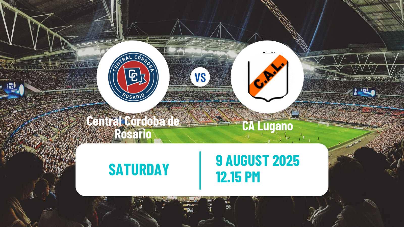 Soccer Argentinian Primera C Central Córdoba de Rosario - Lugano