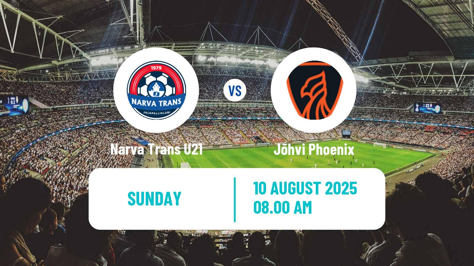 Soccer Estonian Esiliiga B Narva Trans U21 - Jõhvi Phoenix