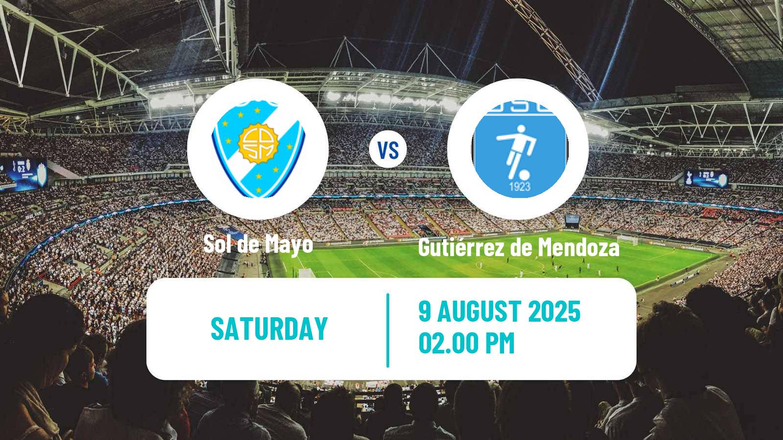 Soccer Argentinian Torneo Federal Sol de Mayo - Gutiérrez de Mendoza