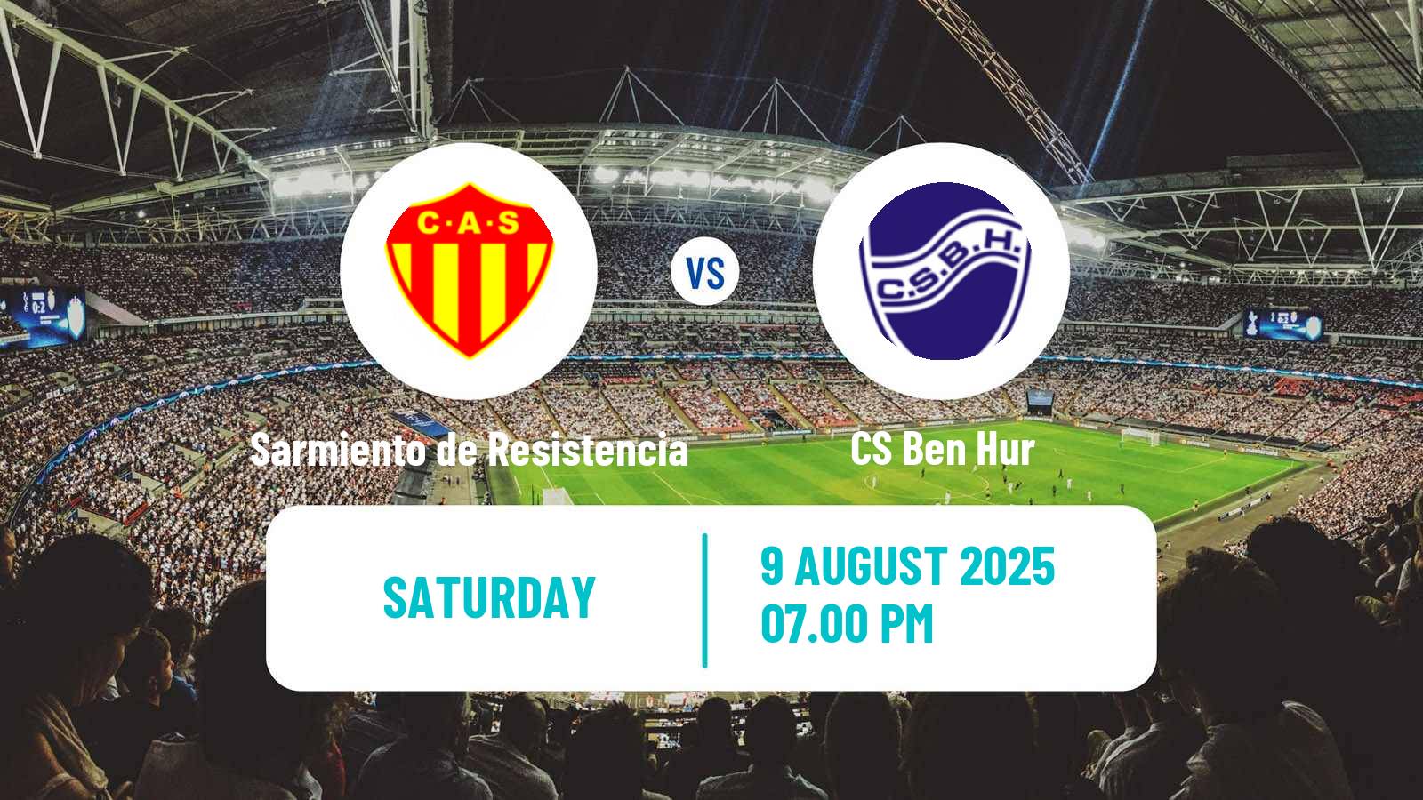 Soccer Argentinian Torneo Federal Sarmiento de Resistencia - Ben Hur