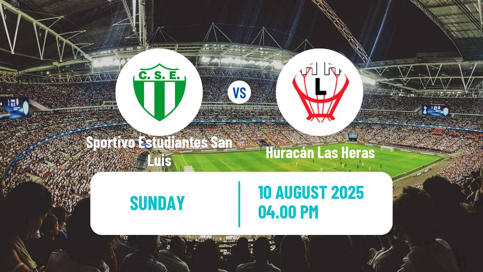 Soccer Argentinian Torneo Federal Sportivo Estudiantes San Luis - Huracán Las Heras